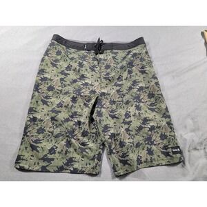 Hurley Phantom Board Shorts Youth 20/30 Camo Paint Splatter, Swim Trunks‎